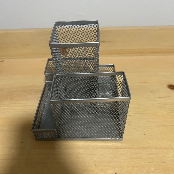 Metal Desk Organizer - Silver - Picture 4 of 5